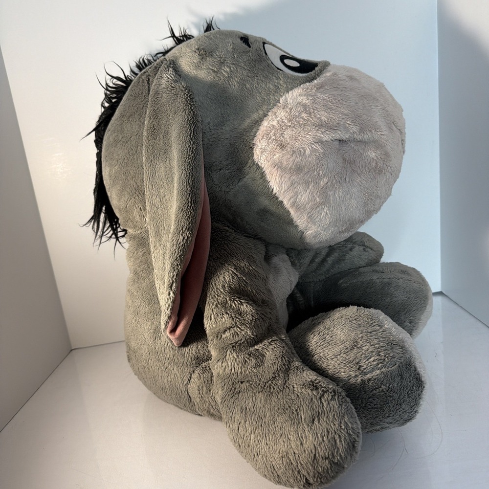Disney Parks Eeyore Stuffed Plush Huge 2 Ft Jumbo Large Disneyland World 24"